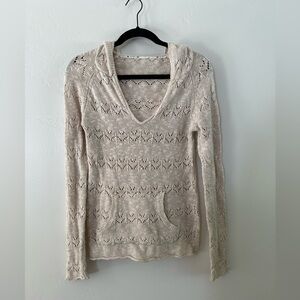 Roxy, beige, sweater, medium
